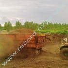 peat delivery to factory